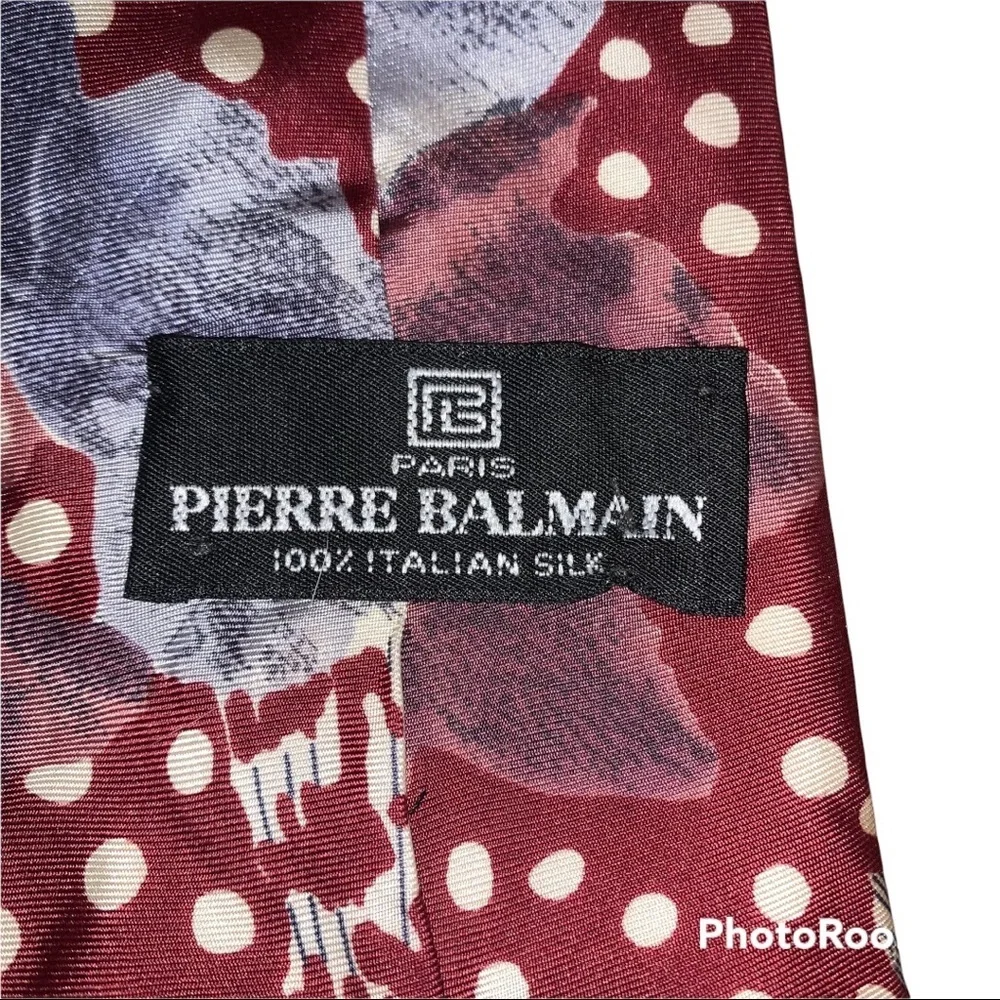 Vintage Pierre Balmain Silk Neck Tie